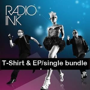 Image of Radio INK T-shirt + EP & Single bundle 