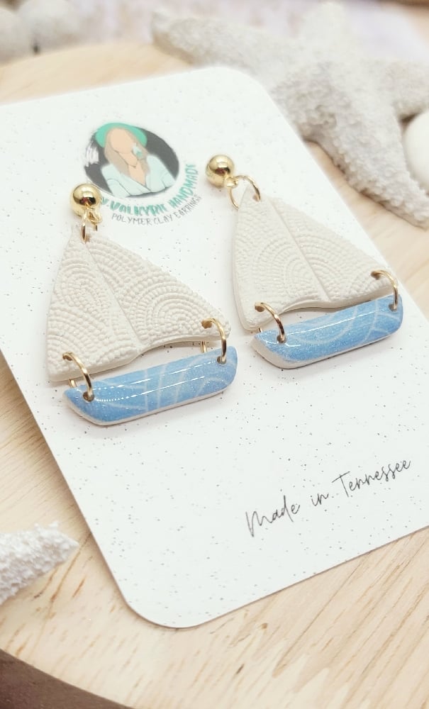Image of Seaside Sailboat Dangles
