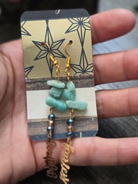 Image 1 of Amazonite charm earrings