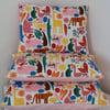 Retro Zoo Animals Kids Cushion