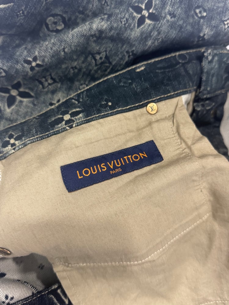 Image of Louis Vuitton SS23 Monogram Tailored Denim