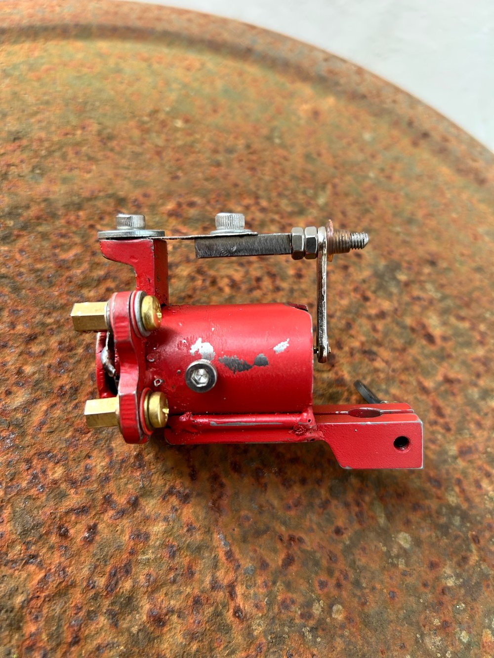 1-Off HANDMADE ROTARY TATTOO MACHINE - THE TUBE - Liner 3-14