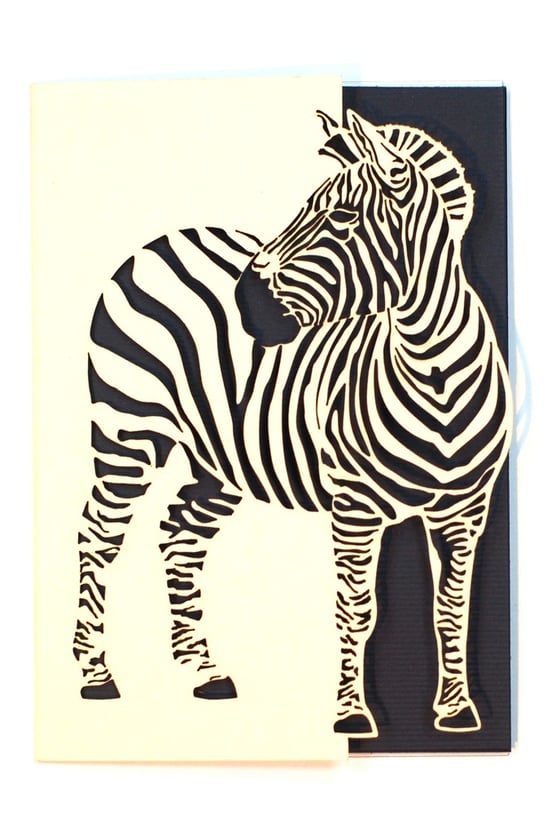 Image of Zebra Card