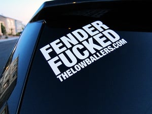Image of FENDER FUCKED | WHITE