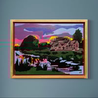 Image 2 of St Cyr’s Church acrylic on canvas