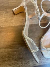 Image 2 of Silver rhinestone sandals 