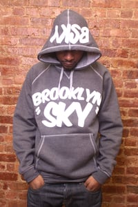 Image of Brooklyn Sky Comic Logo Contrast Hoodie
