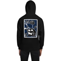 Image 3 of UNISEX S&S HOODIE- SKULL AND ROSES