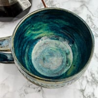 Image 5 of Signature Carved Mug — Deep Teal
