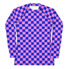 Blue Pink Checker Women's Rashie