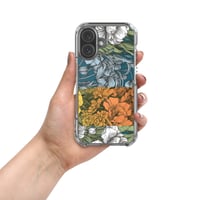 Image 7 of Art Nouveau Inspired Colorful Quartet Boho Hippie Floral Sketch Clear Case for iPhone®