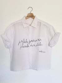 Image 2 of Chemise crop « le rêve »