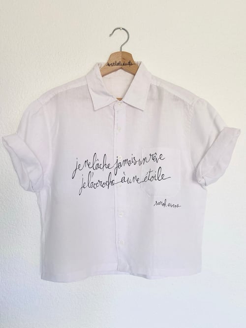 Image of Chemise crop « le rêve »