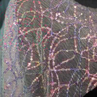 Image 6 of Extra cropped Iridescent Lace Top