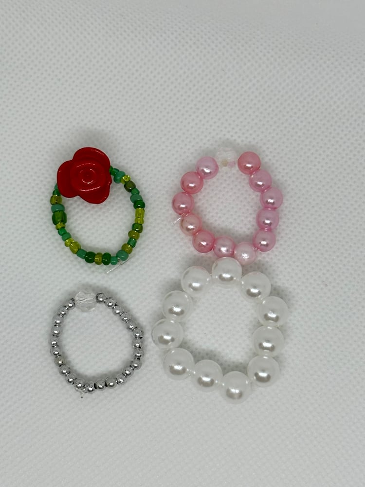 Image of Beaded rings