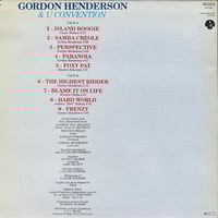 Image 2 of Gordon Henderson & U Convention – S/T (Apia – AP 009 - France - 1981)