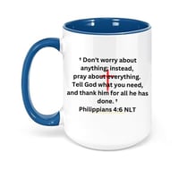 Image 1 of Prayed up, powered up, poured up” Mug