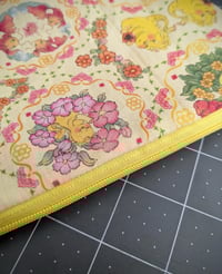 Image 2 of Chinese Tang Dynasty Yellow Zippered Clutch Purse 