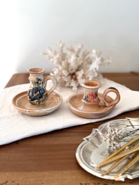 Image 1 of Bougeoir en céramique vernissée