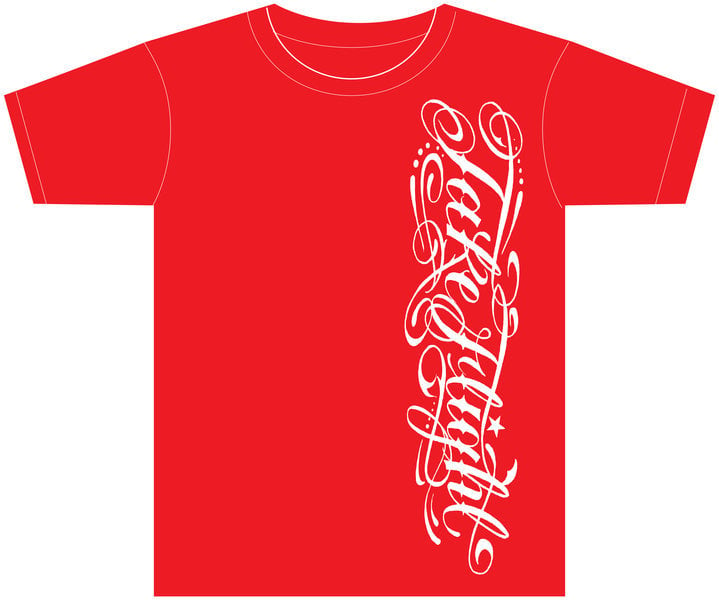 Image of TF Script Tee (Red)