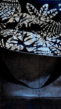 Image 2 of Dark indigo denim reversible tote bag