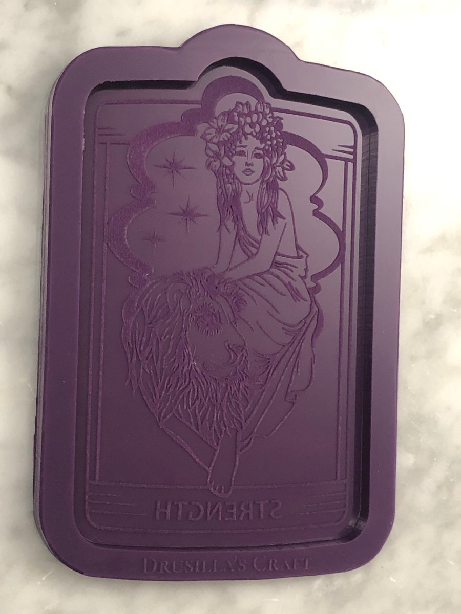 Image of The Strength Tarot Card Silicone Mold