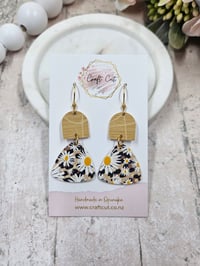 Image 3 of Daisy Leopard Earrings