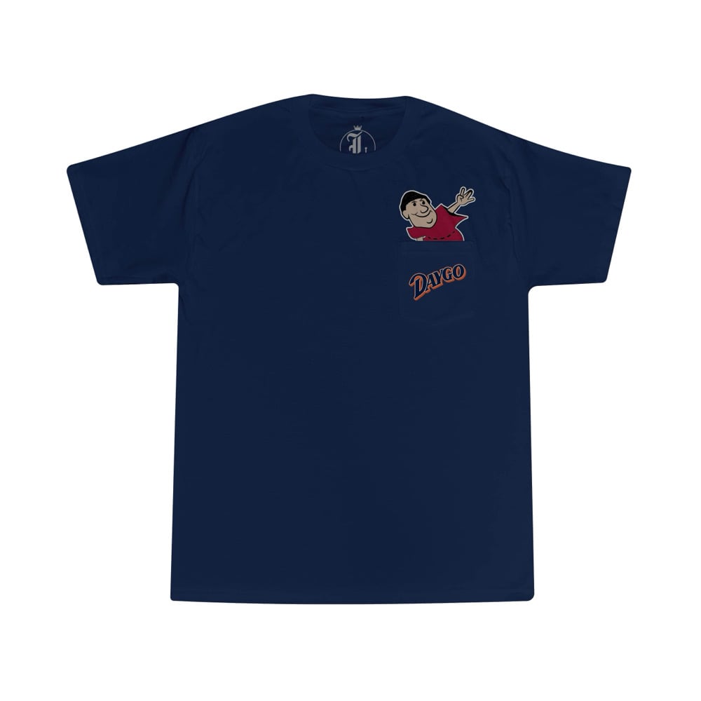 Image of "DAYGO" Pocket Tee (Navy)