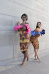 Alisa Ankara & Satin Dress