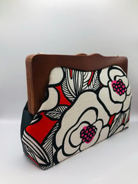 Image 3 of Outline Sketch Bold Flower Clutch