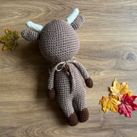 Image 2 of Crochet ox doll