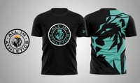 All In Teal Lion Short Sleeve