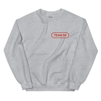 Image 2 of Team 30 Text Design Unisex Sweatshirt