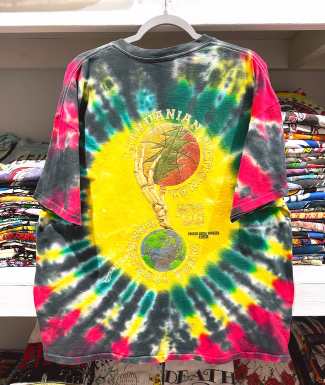 Grateful Dead 1996 Lithuania Basketball T-Shirt - Size XXL