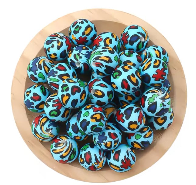 Image of 15mm Silicone Beads (10pc)
