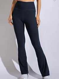 Image 1 of Black flared leggings 