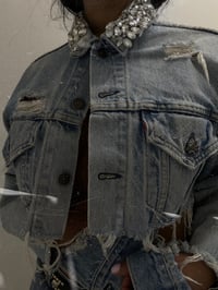 Image 2 of R REWORKED ARCHIVE DENIM JACKET 