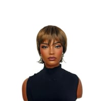 Image 1 of Toni | Honey Brown Pixie Cut Wig
