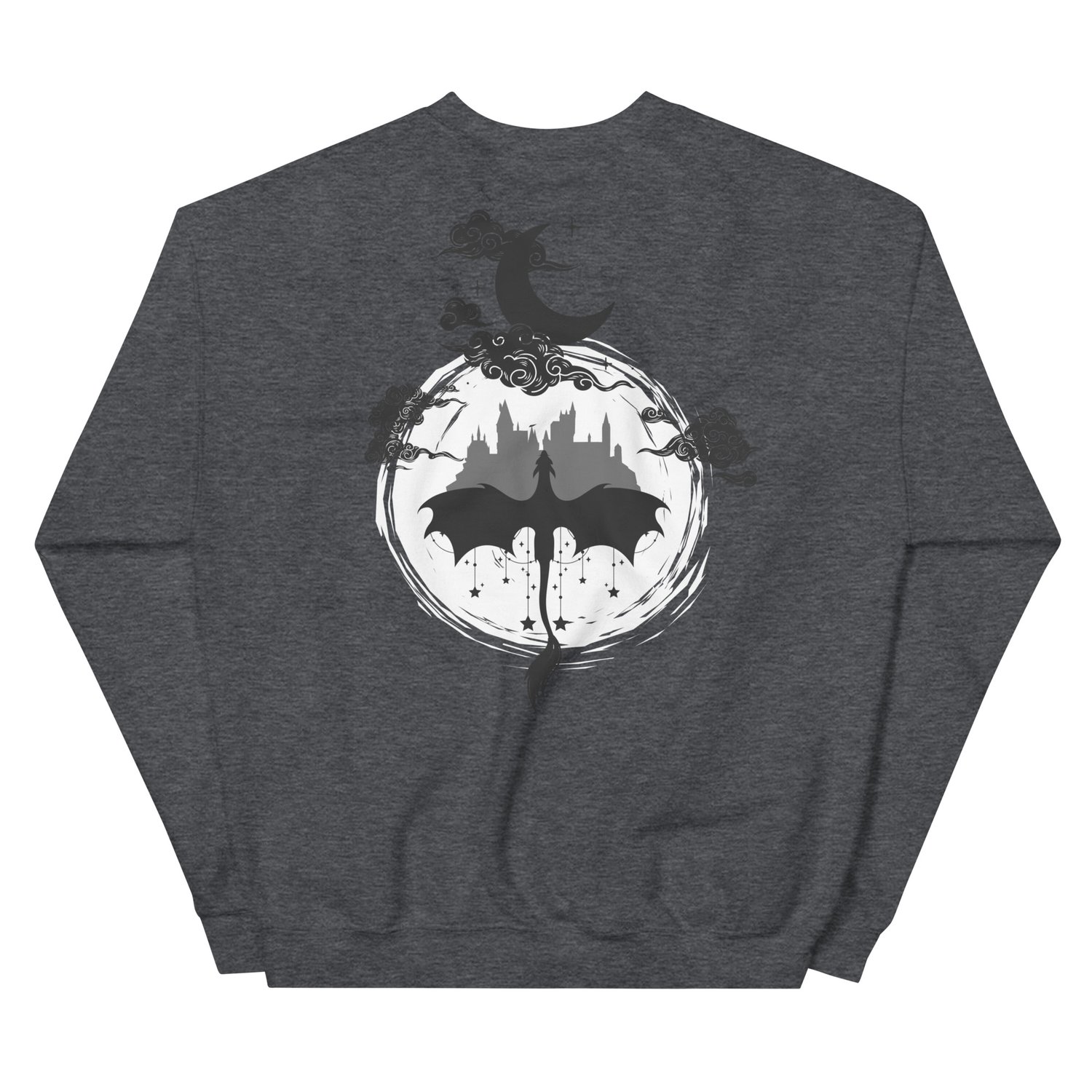 Image of Dragon stars noir Unisex Sweatshirt