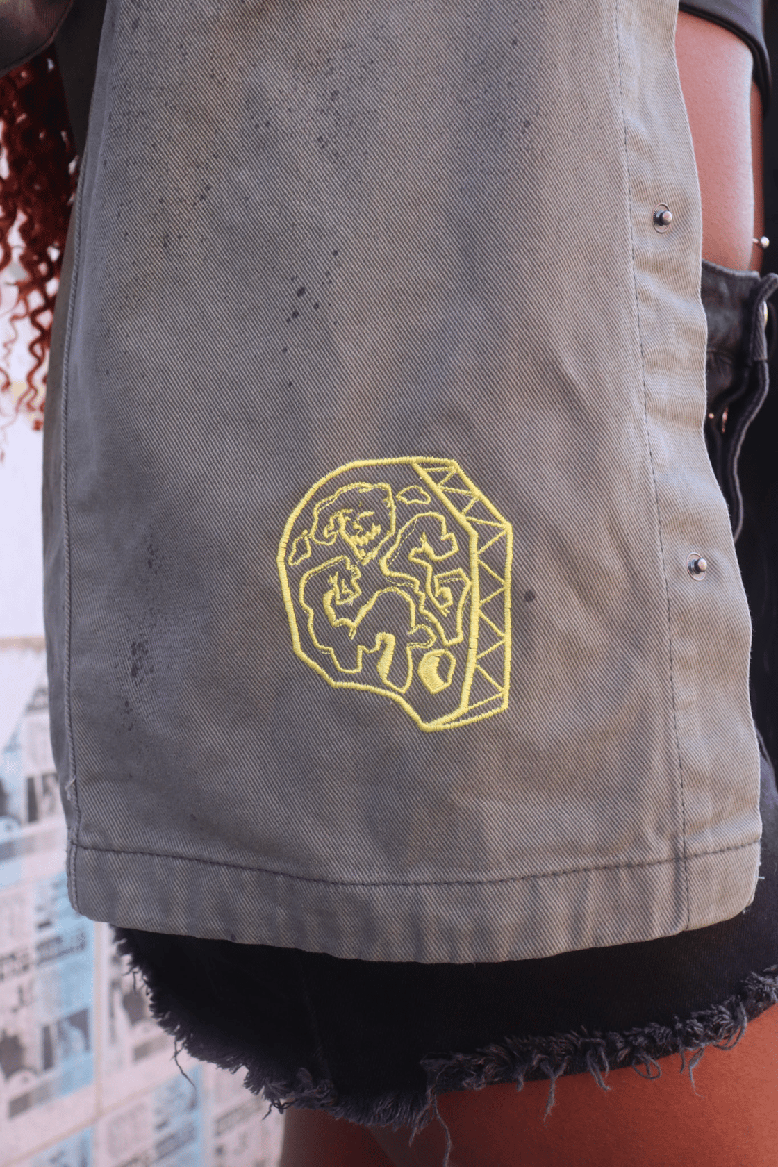 Image of Sugar Skull Jean jacket 