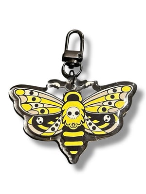 Death's Head Moth Keychain 