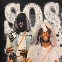 Image 2 of S.O.S “GLO UP” T-SHIRT