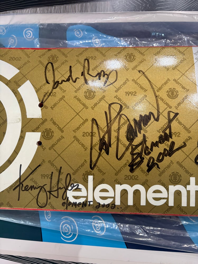 Signed Element deck from 2002