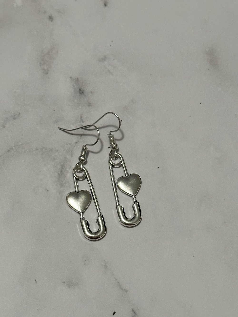 Image of Silver Charm Earrings 