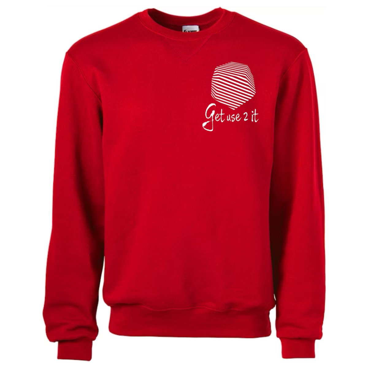 Image of Get Use 2 It Crewneck Red 