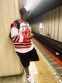 Image 3 of Fire Red Hockey Jersey