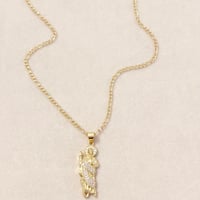 Image 2 of Sanjudas White Stone Necklace 