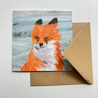 Image 4 of Foxes - Set Of 4 Luxury Greetings Cards