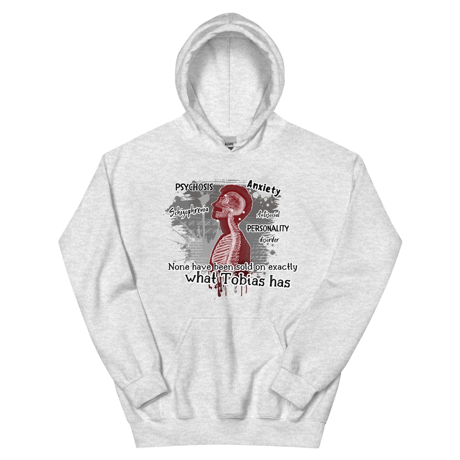 Image of Officially licensed Leigh Rivers Psychotic obsession Tobias Unisex Hoodie