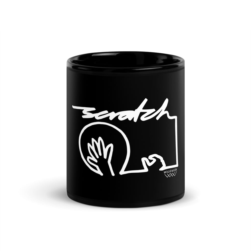 Black Glossy Mug - Scratch Scrawl